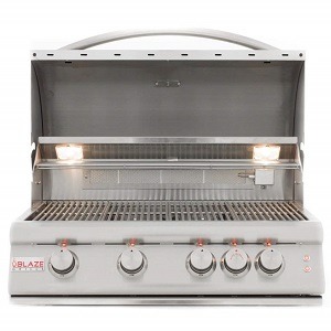 Blaze 32 Inch 4-Burner LTE Gas Grill With Rear Burner and Built-in Lighting System Review