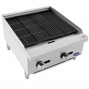 CookRite ATCB-24 Lava Rock Indoor  Gas Grill