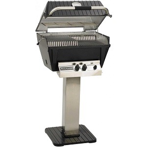 Broilmaster P4-xfn Gas Grill On Post