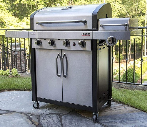 Char-Broil 4-burner Gas Grill With Side Burner