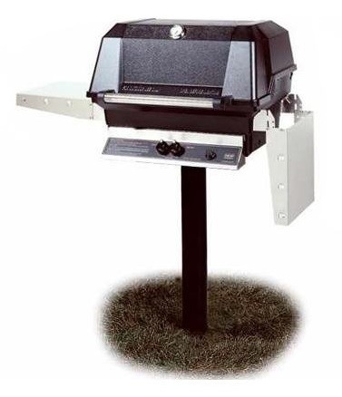 Stainless Steel Post Mounted Natural Gas Grill