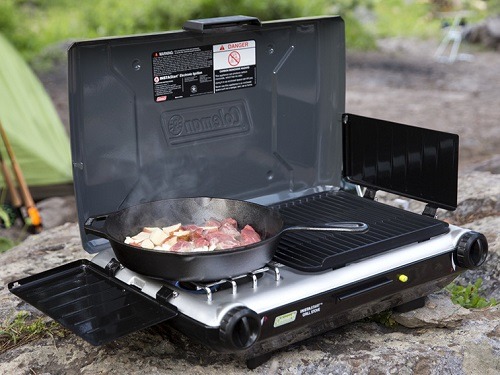 Coleman propane caming grill