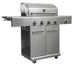 kenmore 4 burner gas grill with stainless steel lid reviews
